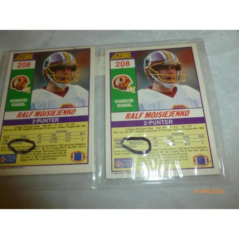 1990 Score RALF MOJSIEJENKO 
